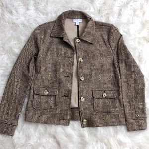 Patterned blazer jacket